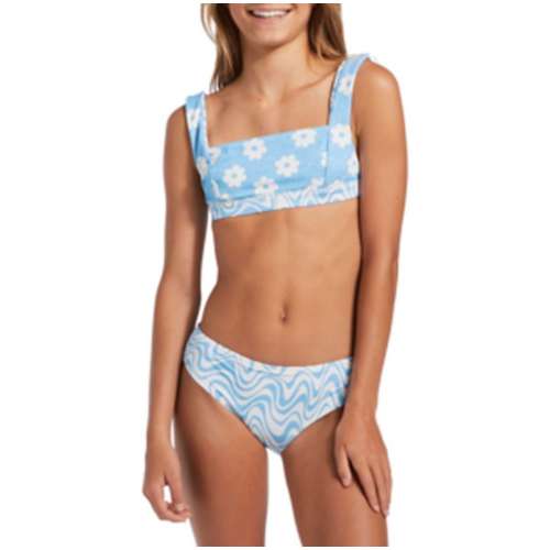 Girls' Billabong Daisy Dreamz Reversible Swim Bikini Set
