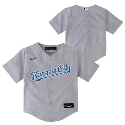 Kansas City Royals Nike Road Replica Team Jersey - Gray