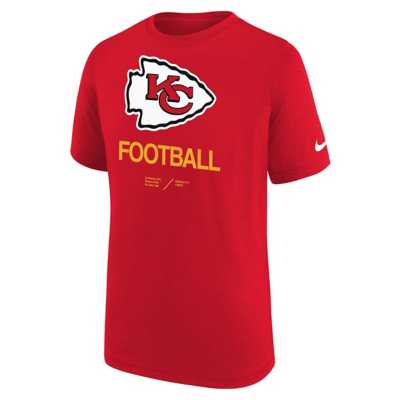 Youth Nike Red Kansas City Chiefs Logo T-Shirt