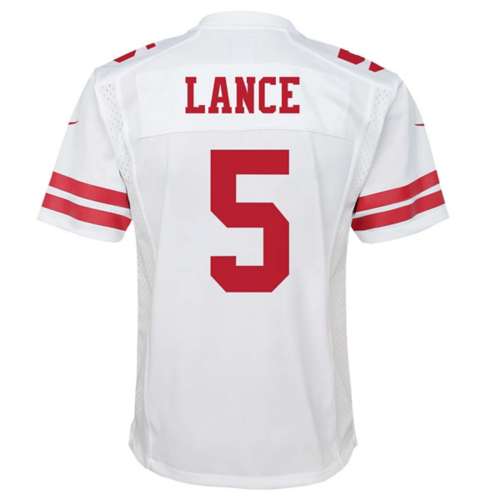 Trey Lance #5 San Francisco 49ers Game Football NFL Jersey Red (YOUTH)