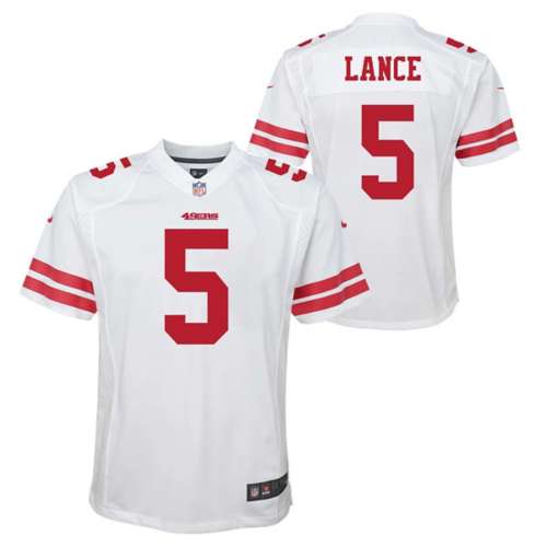 Nike Kids' San Francisco 49ers Trey Lance #5 Away Jersey