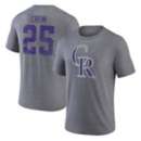 Fanatics Colorado Rockies CJ Cron #25 Heritage Name & Number T-Shirt