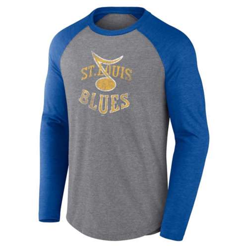 St. Louis Blues Fanatics Branded Gain Ground T-Shirt - Sports Grey - Mens