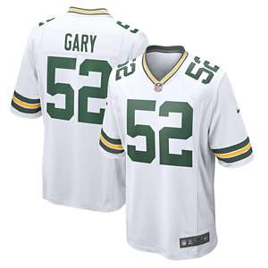 Packers #52 Rashan Gary Away Nike Game Jersey Small White