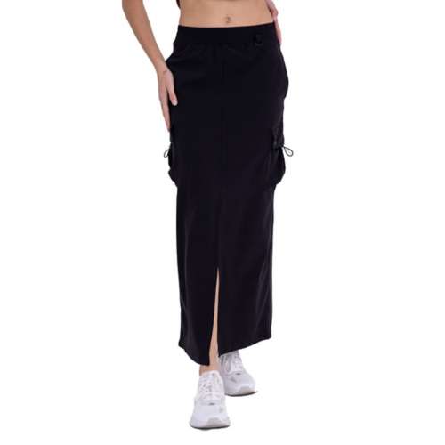 Women's Mono B Front Slit Cargo Skirt