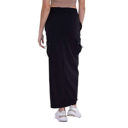 Women's Mono B Front Slit Cargo Skirt