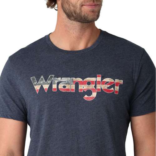 Men's Wrangler American Flag Kabel T-Shirt