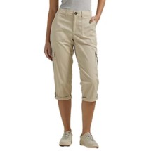 Women's Lee Ultra Lux With Flex-To-Go Relaxed Capri Cargo Pants