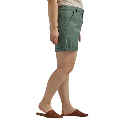 Women's Lee Plus Size Legendary High-Rise Rolled Chino Shorts