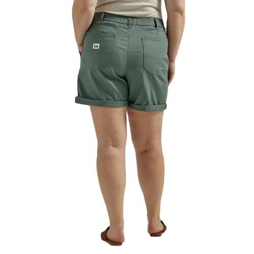 Women's Lee Plus Size Legendary High-Rise Rolled Chino Shorts