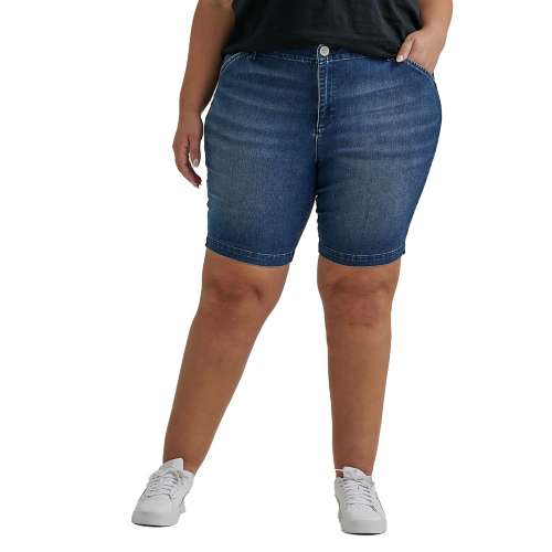 Women's Lee Plus Size Legendary Mid-Rise Bermuda Jean Shorts