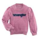 Girls' Wrangler Logo Crewneck Sweatshirt