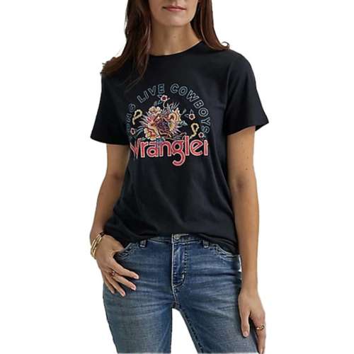 Women's Wrangler Western Long Live Cowboys T-Shirt