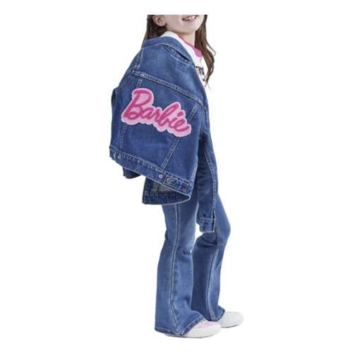 Girls' Wrangler X Barbie Zip Front Denim Jacket
