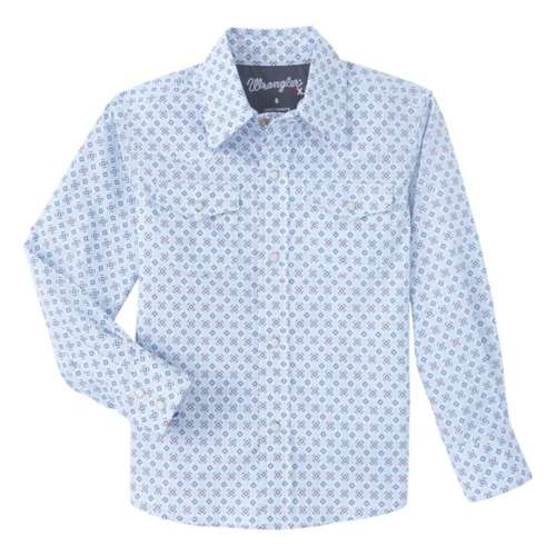 Boys' Wrangler 20X Advanced Comfort Long Sleeve Button Up Shirt