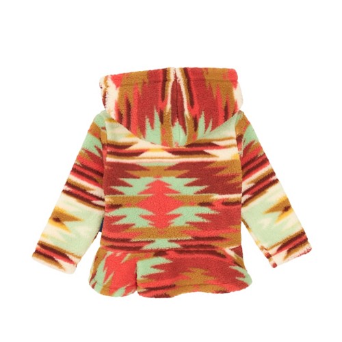 Baby Girls' Wrangler Aztec Hooded Fleece Jacket Jacket