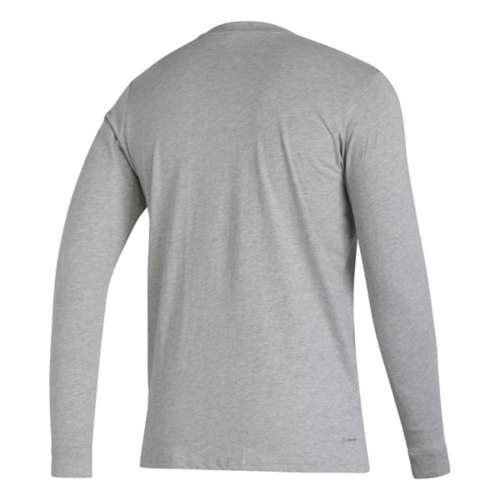 adidas White Nebraska Cornhuskers Locker Room Practice Long Sleeve T-Shirt