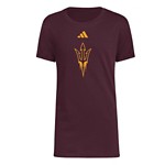 adidas Kids' Arizona State Sun Devils Locker Logo T-Shirt - Thumbnail 1 of 3