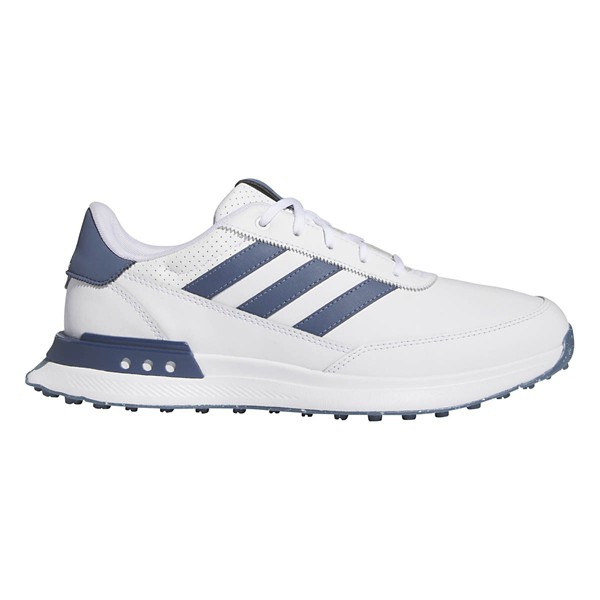 Men's adidas S2G Leather Spikeless Golf Shoes 8 Regular White/Navy