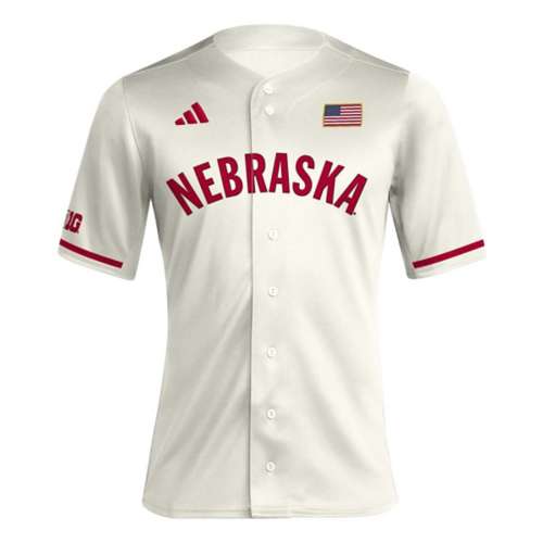 adidas Nebraska Cornhuskers Retro Baseball Jersey