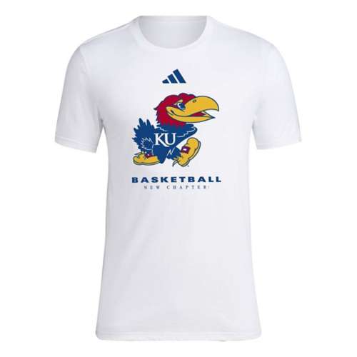 Adidas Men Medium KU Kansas Jayhawks Baseball Jersey NCAA Short Sleeve