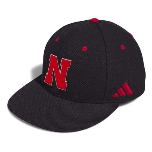 adidas Nebraska Cornhuskers Replica Baseball Fitted Hat