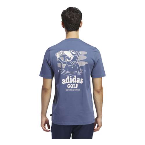 Men's adidas Ball Retrieval Graphic Pocket Golf T-Shirt