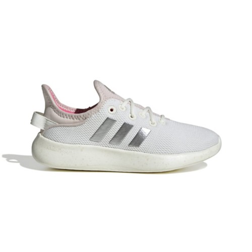 Adidas Cloudfoam Pure Sportswear Shoes Kids Kids Off White Silver Putty Mauve 4.5
