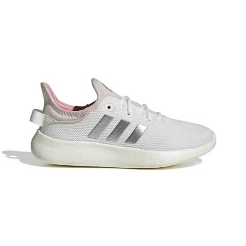 Adidas Cloudfoam Pure Sportswear Shoes Kids Kids Off White Silver Putty Mauve 4.5