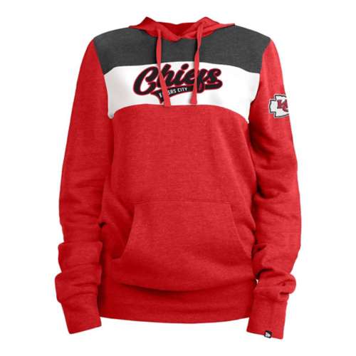 Kansas City Chiefs New Era Long Sleeve Hoodie T-Shirt - Red