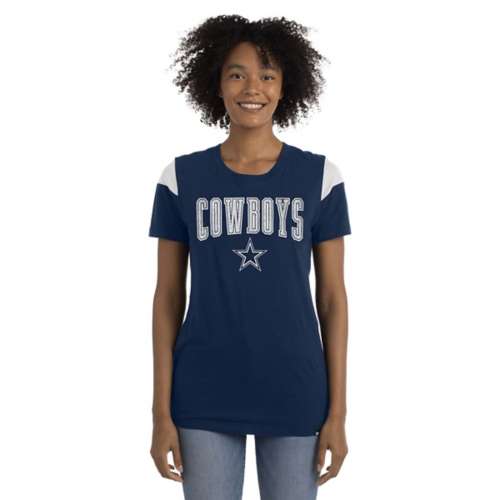 Dallas Cowboys Fanatics Branded Banner Wave Logo T-Shirt - Navy