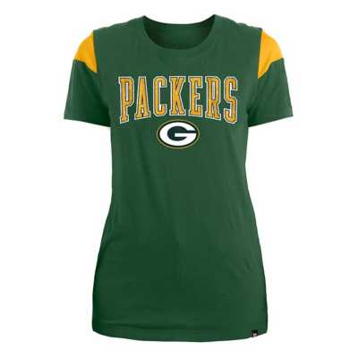 Green Bay Packers New Era Women's Plus Size Athletic Varsity Lace