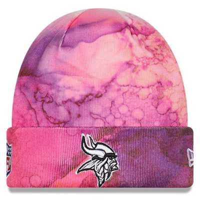 New Era Pink New Orleans Saints 2022 NFL Crucial Catch Knit Hat