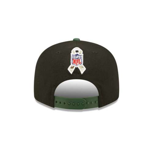 Green Bay Packers 2022 SALUTE-TO-SERVICE SNAPBACK Black-Green Hat