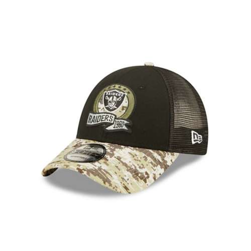 Lids Seattle Seahawks New Era Youth 2022 Salute To Service 9FORTY Snapback  Trucker Hat - Black/Camo