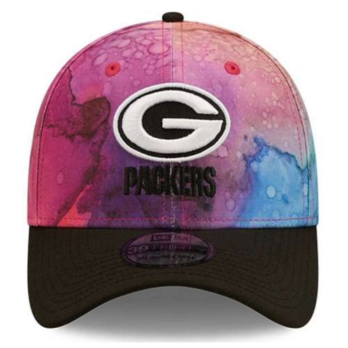 Green Bay Packers Beanie Purple Tie Dye Hat Cap Crucial Catch NFL Football