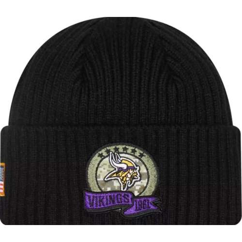 New Era Kids' Minnesota Vikings 2022 Salute To Service Beanie