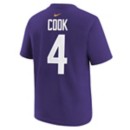 Nike Kids' Minnesota Vikings Dalvin Cook #4 Cotton Name & Number T-Shirt