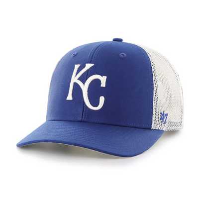 Men's '47 Light Blue Kansas City Royals Area Code City Connect Clean Up Adjustable Hat