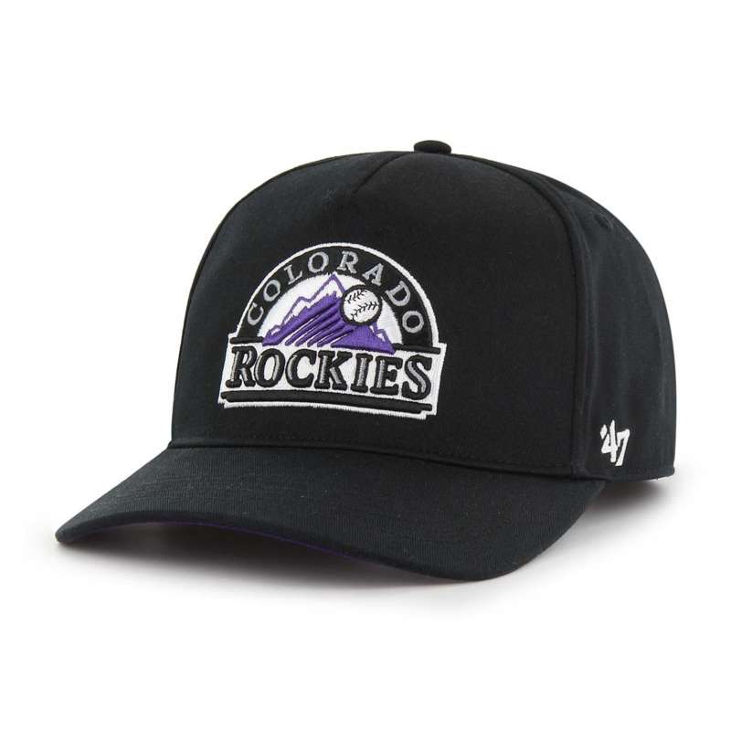 Boston Bruins '47 Primary Hitch Snapback Hat - Black
