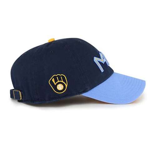 47 Brand Milwaukee Brewers City Connect Clean Up Adjustable Hat, Hotelomega Sneakers Sale Online