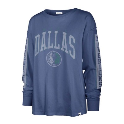47 Dallas Mavericks Grey Imprint Match Long Sleeve Fashion T Shirt