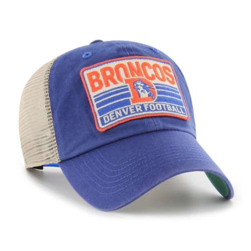 Men's '47 Royal Denver Broncos Gridiron Classics Adjustable Trucker Hat