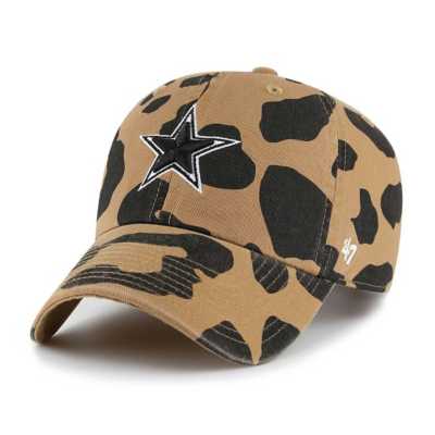 Women's '47 Tan Dallas Cowboys Rosette Clean Up Adjustable Hat