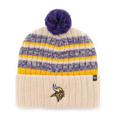 Minnesota Vikings Knit Hats, Beanies, Vikings Pom Pom Knit Hat