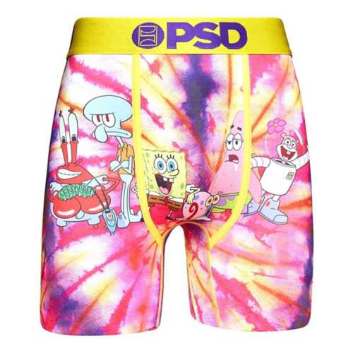 PSD x SpongeBob SquarePants I'm Over It Mens Boxer Briefs - MULTI