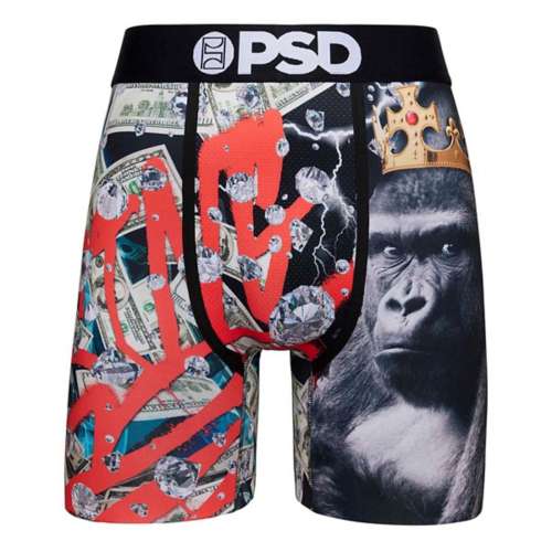 PSD Men's Money Strike Blue Boxer Brief underwear Clothing Apparel  Skateboard