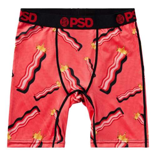 PSD Men's Red Washed Money Boxer Briefs, Multi, XL