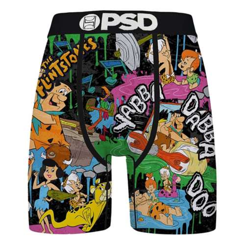 PSD Flintstone™ Drip 2 Pack Stretch Boxer Briefs - Men's Boxers in Multi