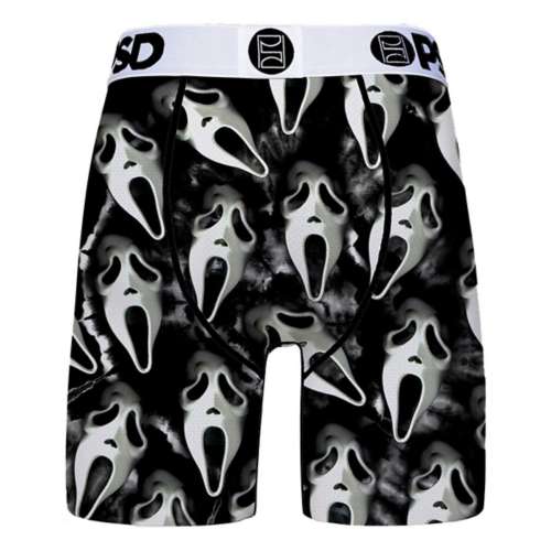 PSD x Ghost Face All Over Black Boxer Briefs